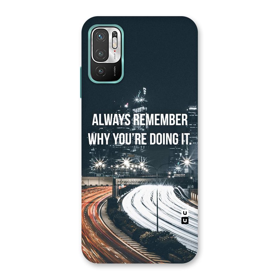 Always Remember Back Case for Redmi Note 10T 5G