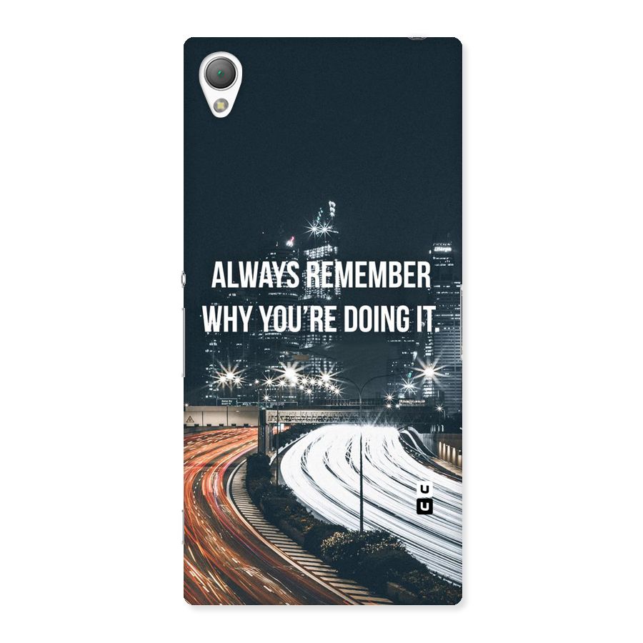 Always Remember Back Case for Sony Xperia Z3