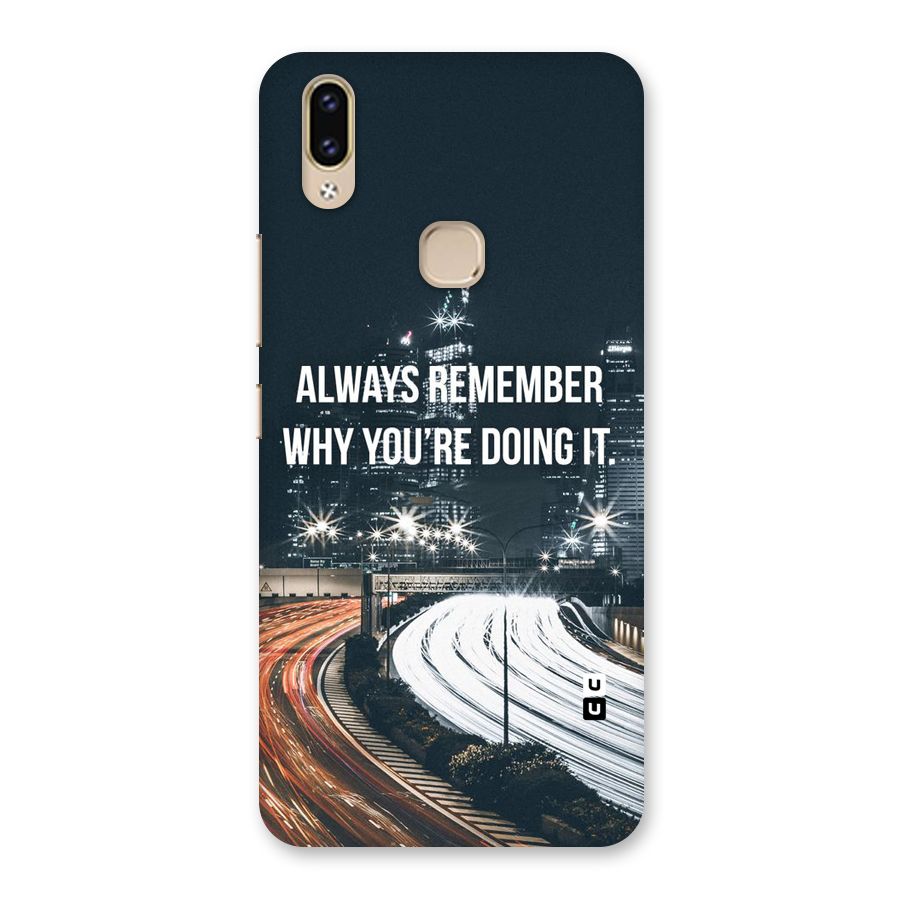 Always Remember Back Case for Vivo V9 Youth