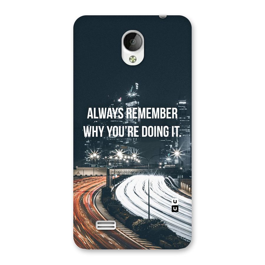 Always Remember Back Case for Vivo Y21