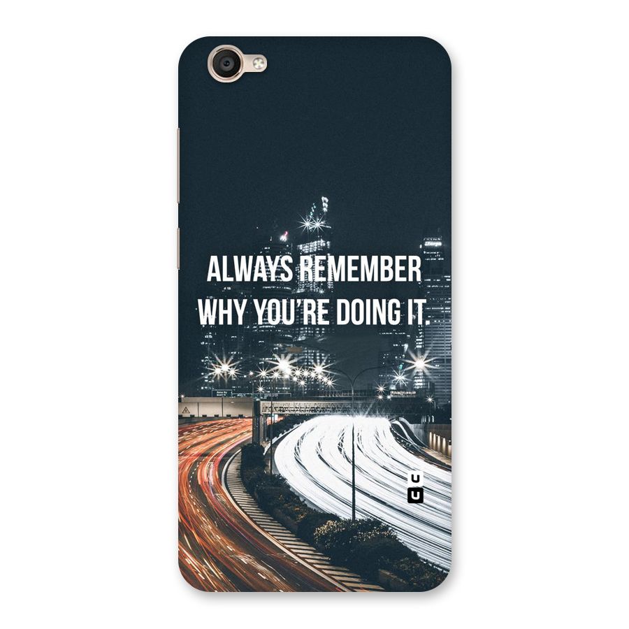 Always Remember Back Case for Vivo Y55s