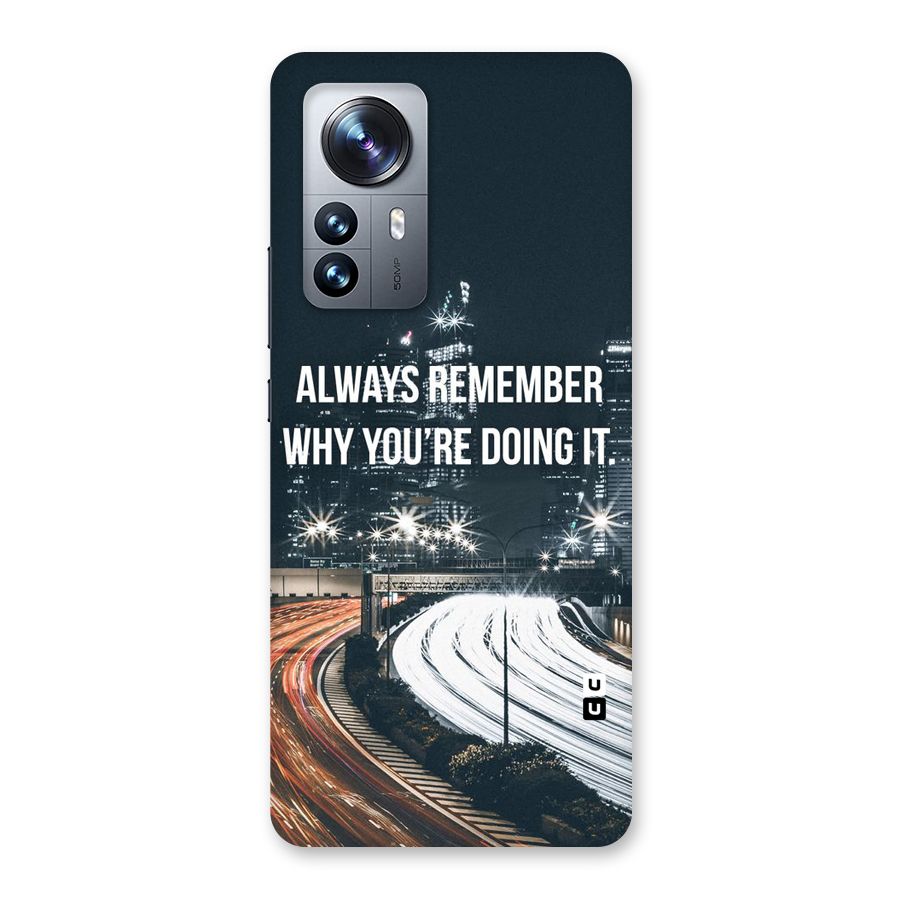 Always Remember Back Case for Xiaomi 12 Pro