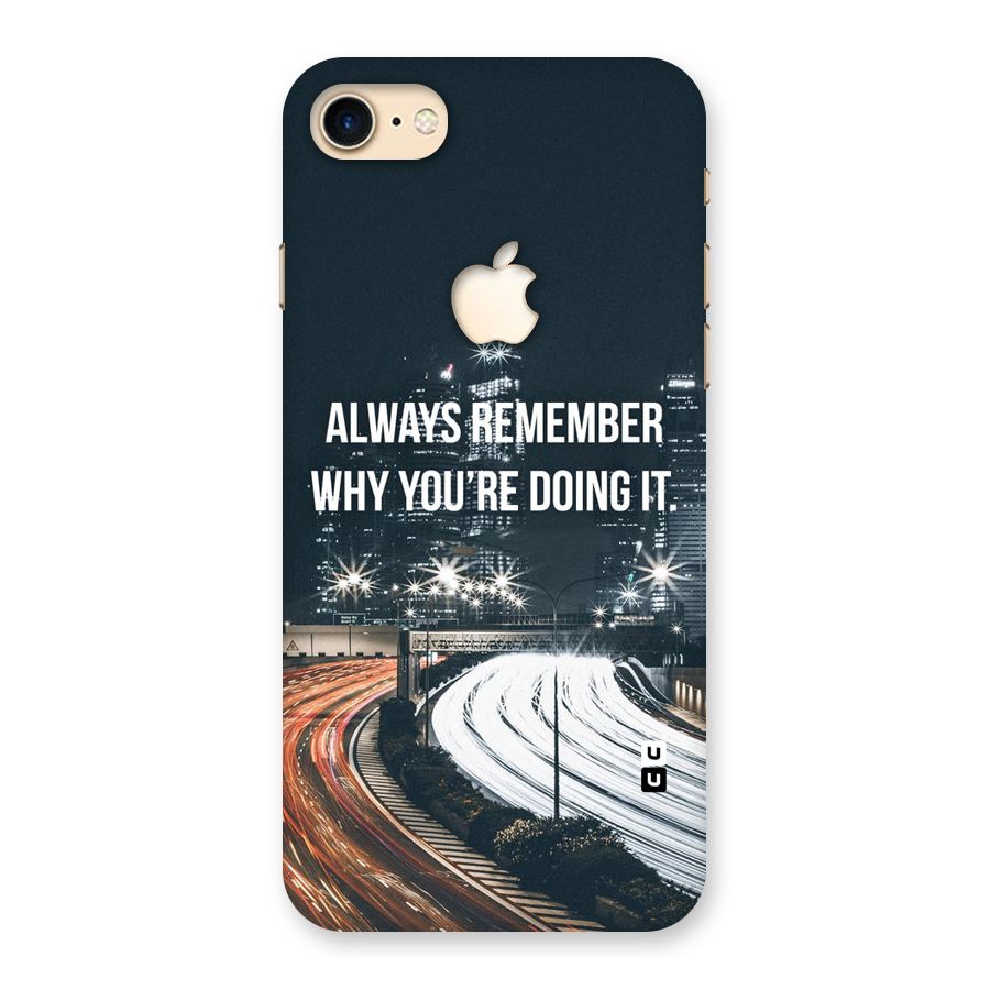 Always Remember Back Case for iPhone 7 Apple Cut