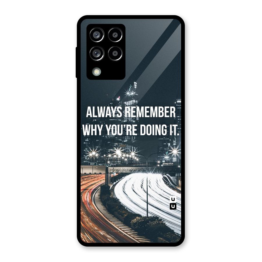 Always Remember Glass Back Case for Galaxy M53 5G