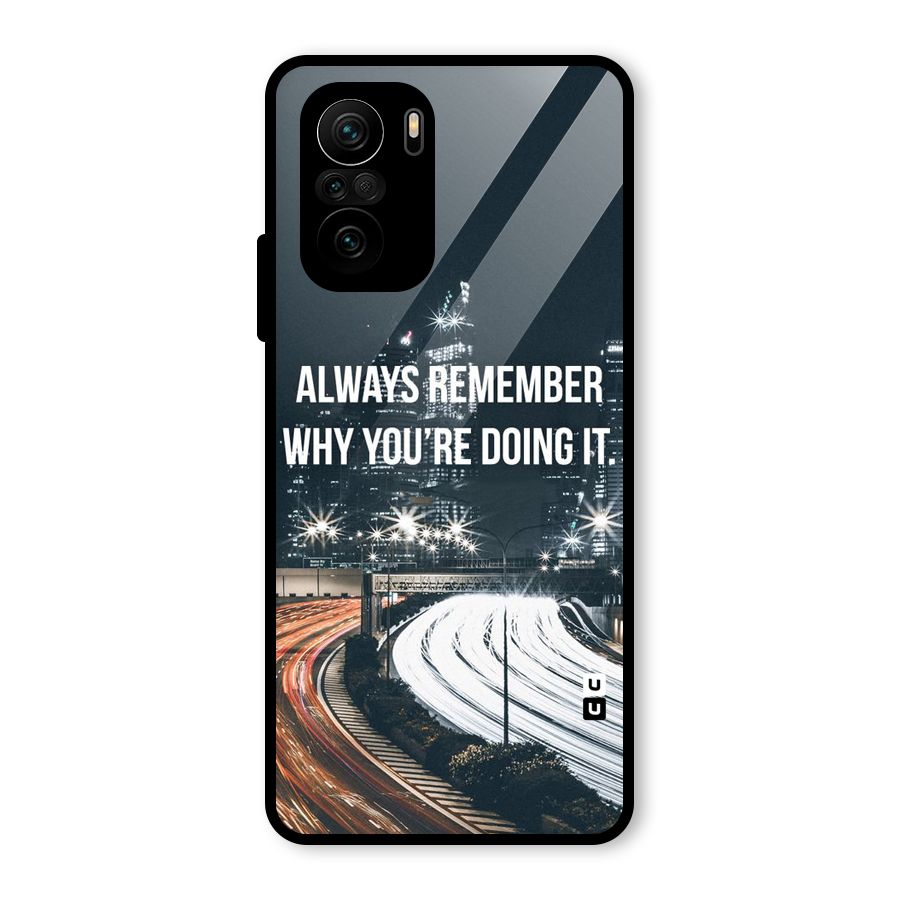 Always Remember Glass Back Case for Mi 11X Pro