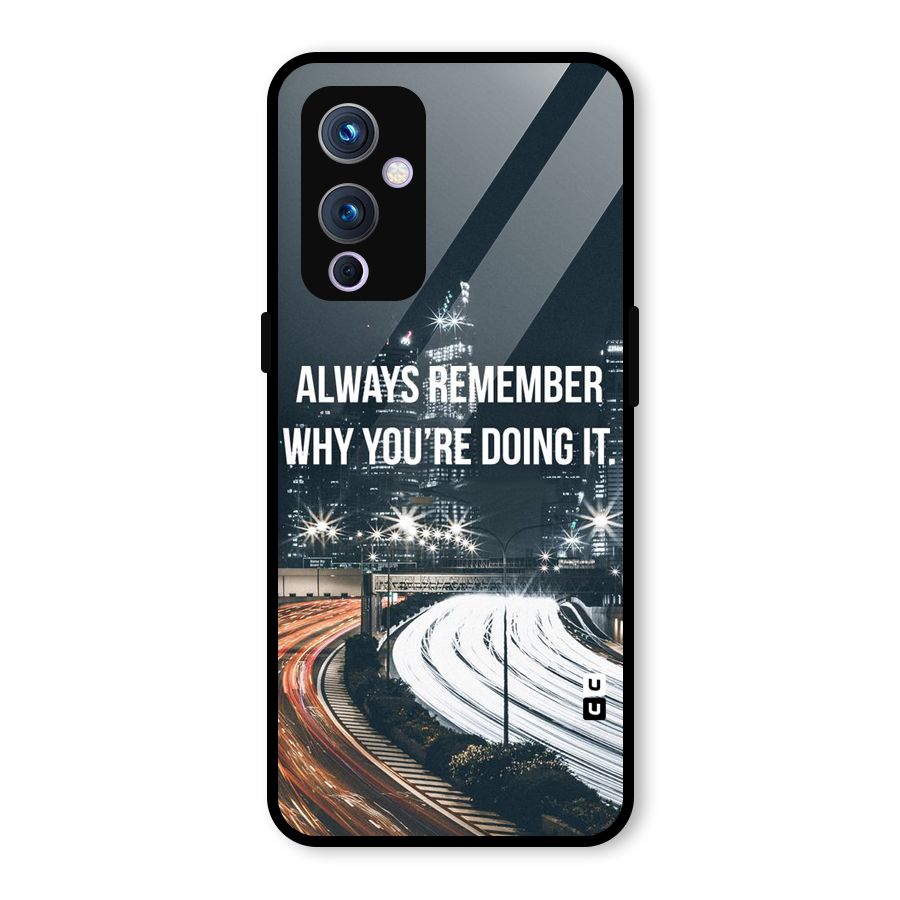 Always Remember Glass Back Case for OnePlus 9
