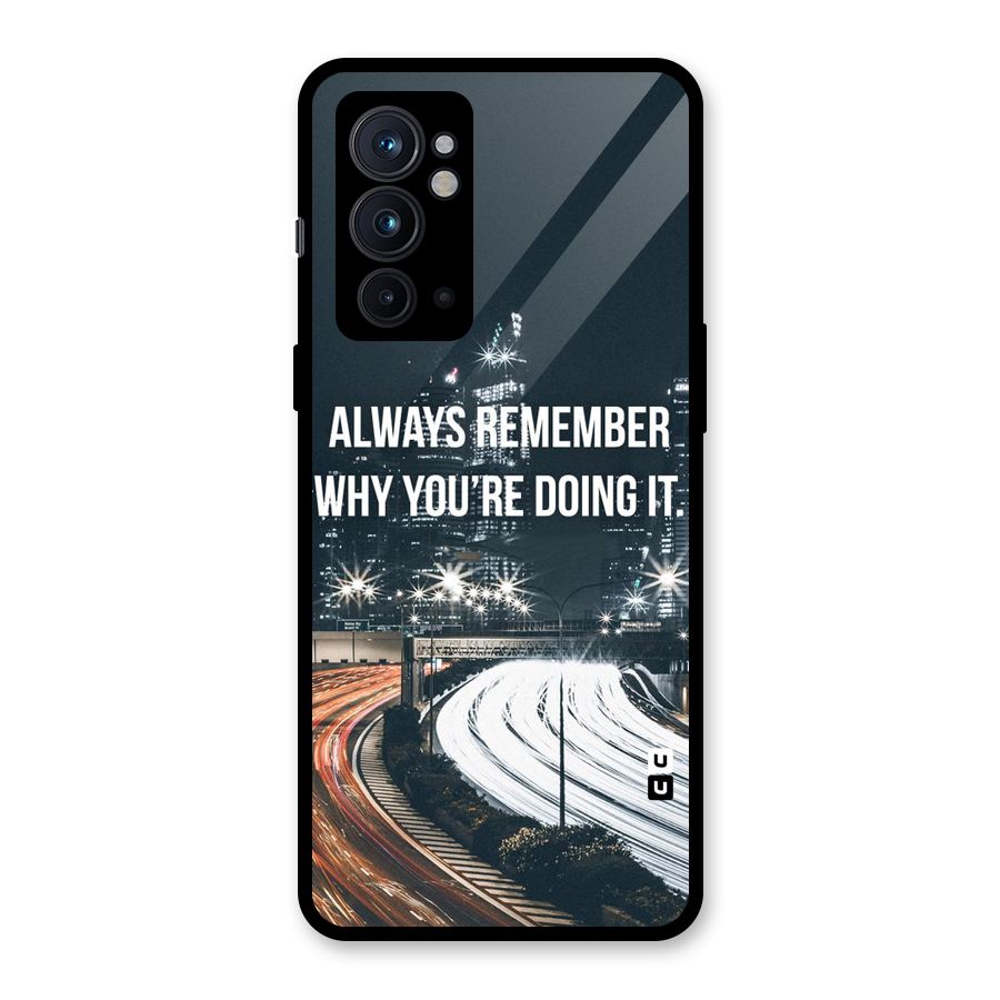 Always Remember Glass Back Case for OnePlus 9RT 5G