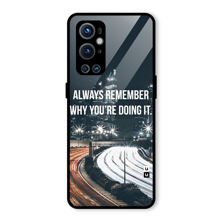 Always Remember Glass Back Case for OnePlus 9 Pro