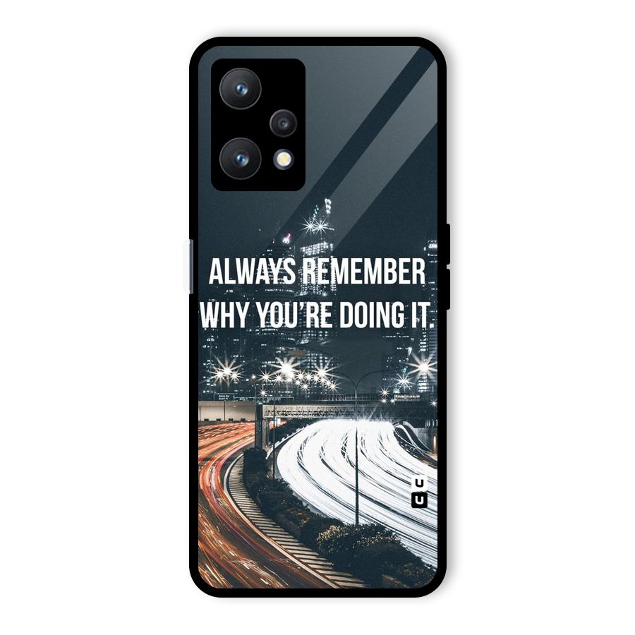 Always Remember Glass Back Case for Realme 9 Pro 5G