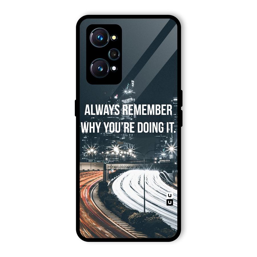 Always Remember Glass Back Case for Realme GT Neo2