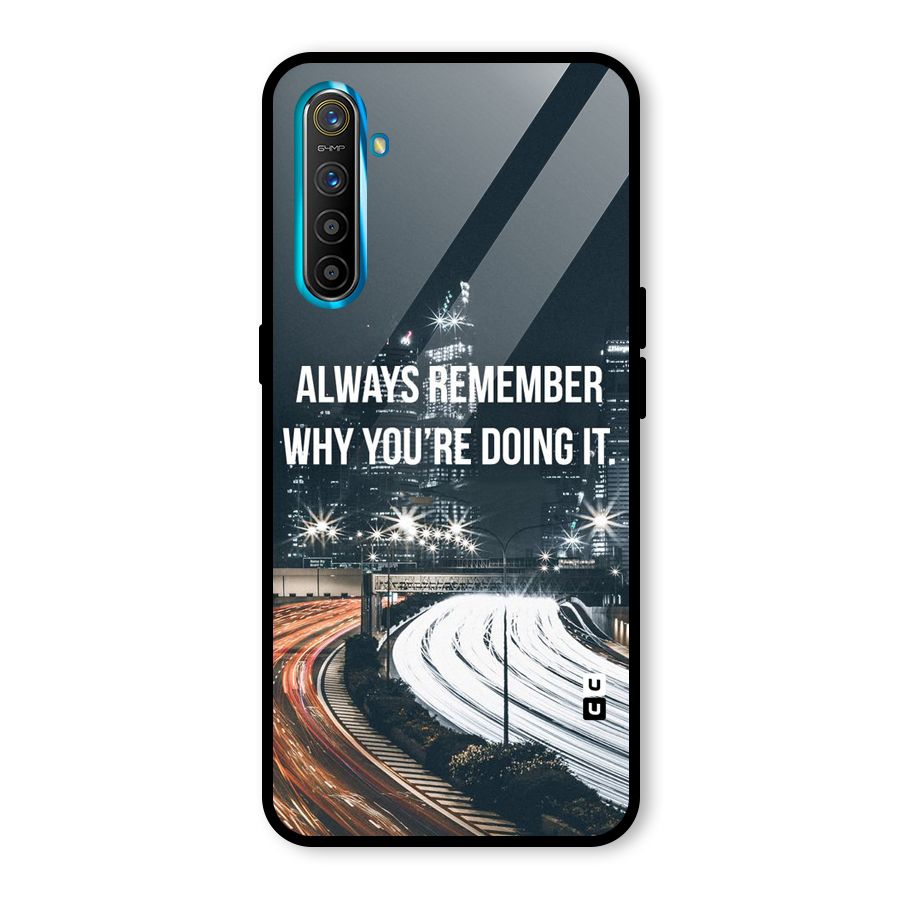 Always Remember Glass Back Case for Realme X2