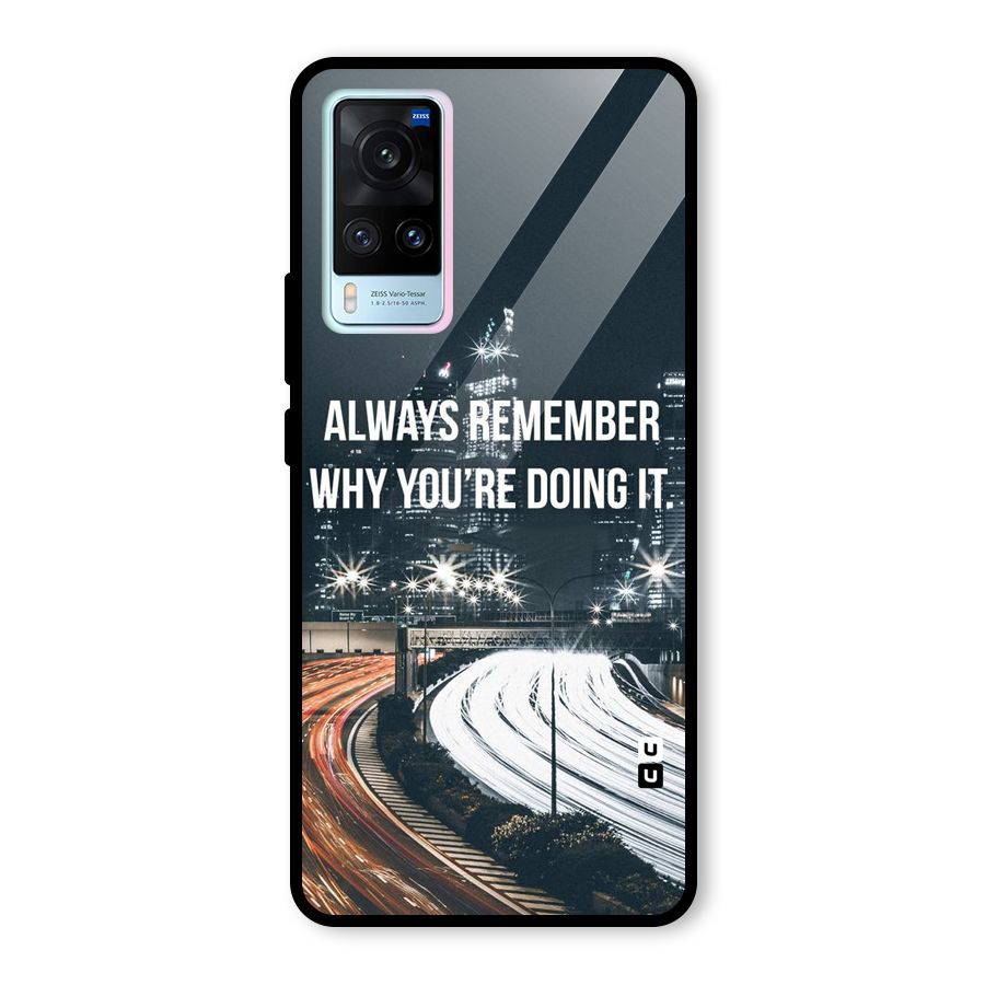Always Remember Glass Back Case for Vivo X60