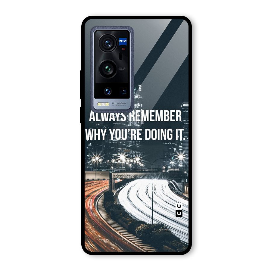 Always Remember Glass Back Case for Vivo X60 Pro Plus