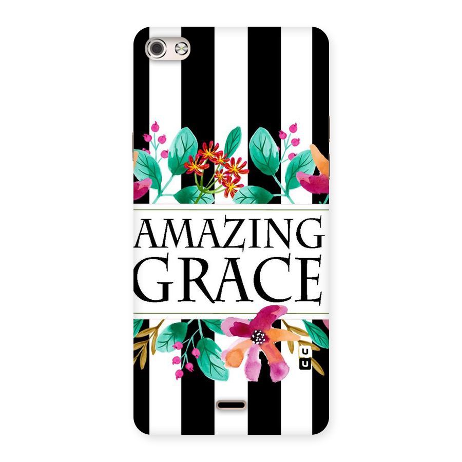 Amazing Grace Back Case for Micromax Canvas Silver 5