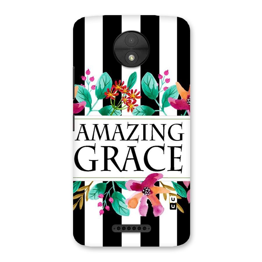 Amazing Grace Back Case for Moto C