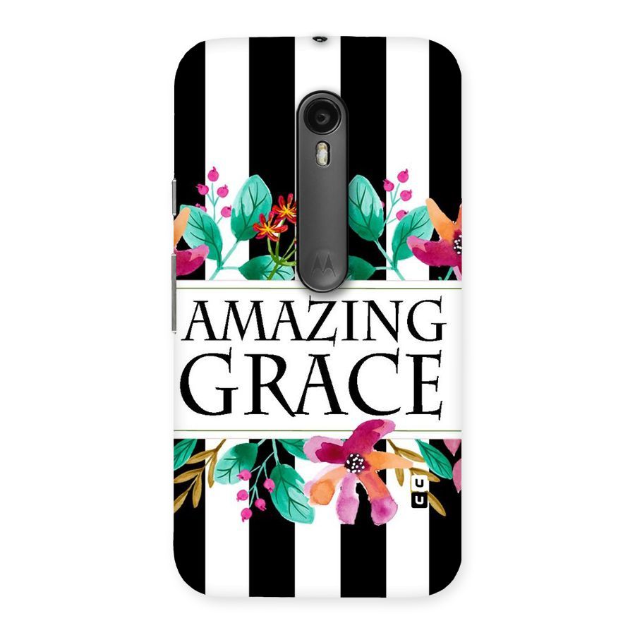 Amazing Grace Back Case for Moto G Turbo