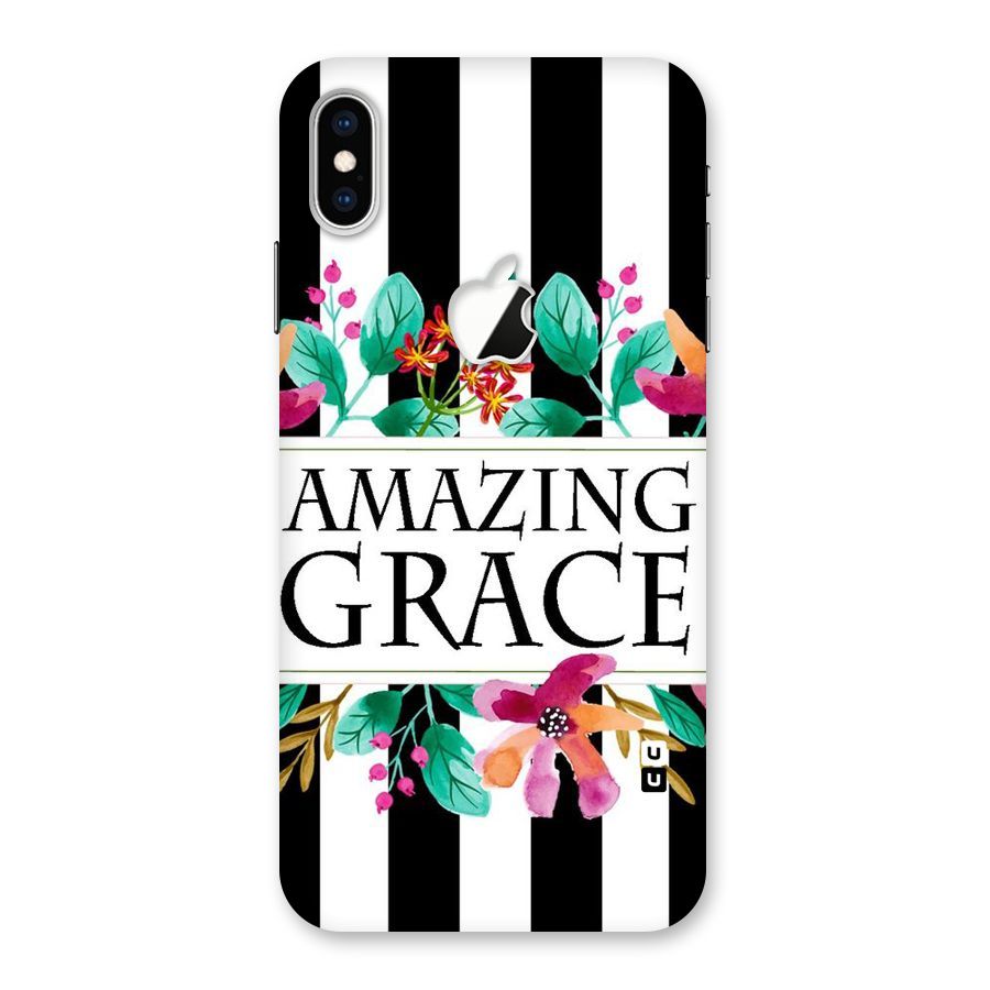 Amazing Grace Back Case for iPhone XS Max Apple Cut