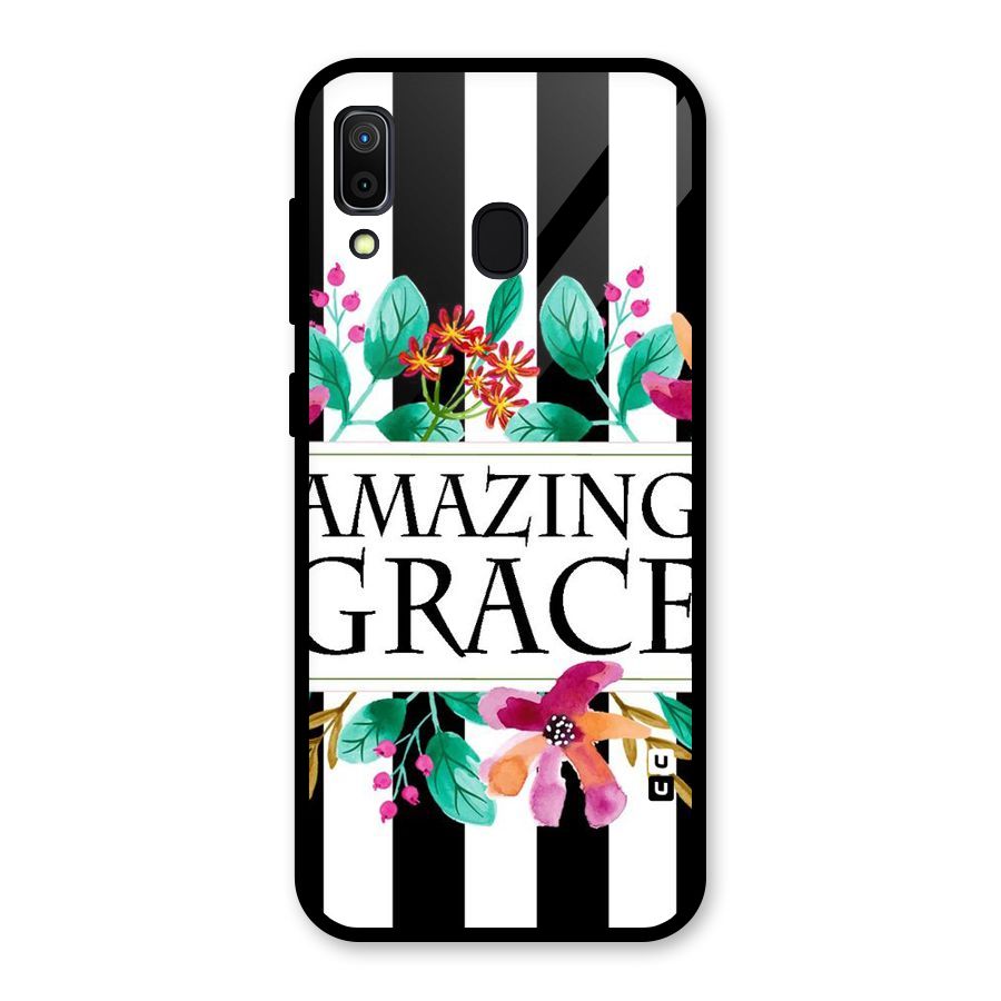 Amazing Grace Glass Back Case for Galaxy A30