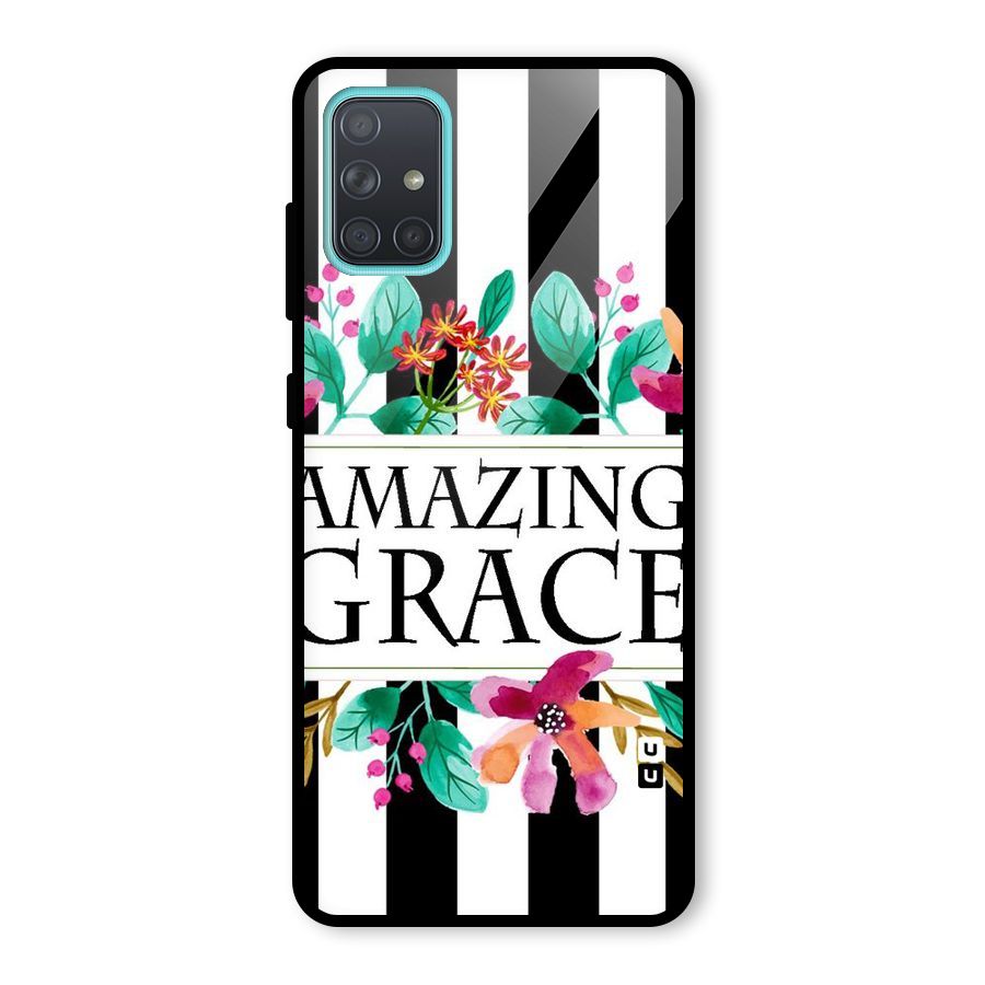 Amazing Grace Glass Back Case for Galaxy A71
