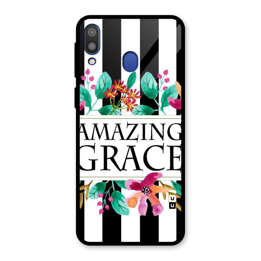 Amazing Grace Glass Back Case for Galaxy M20
