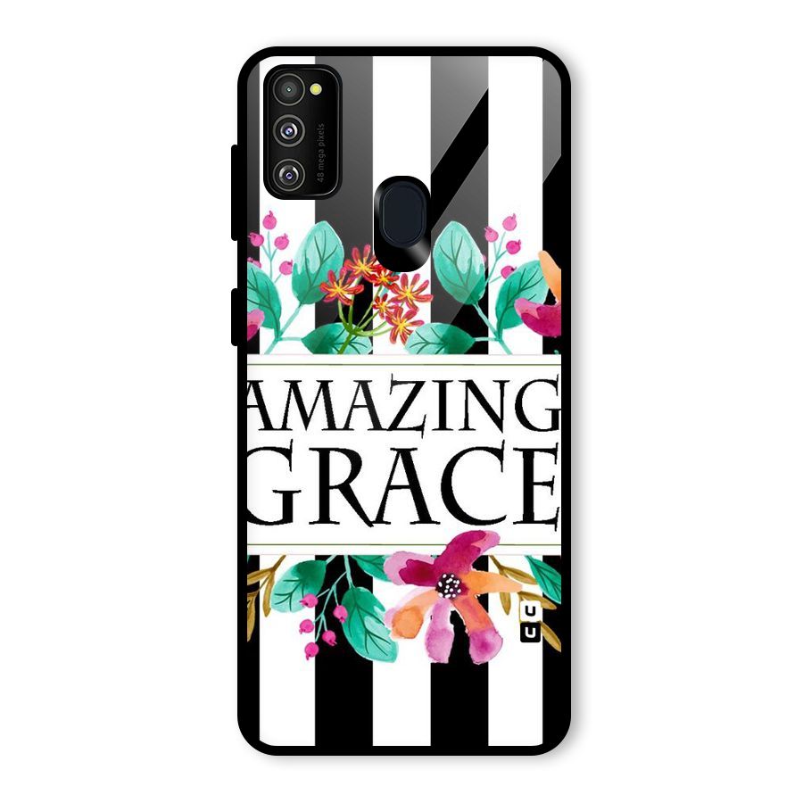 Amazing Grace Glass Back Case for Galaxy M30s