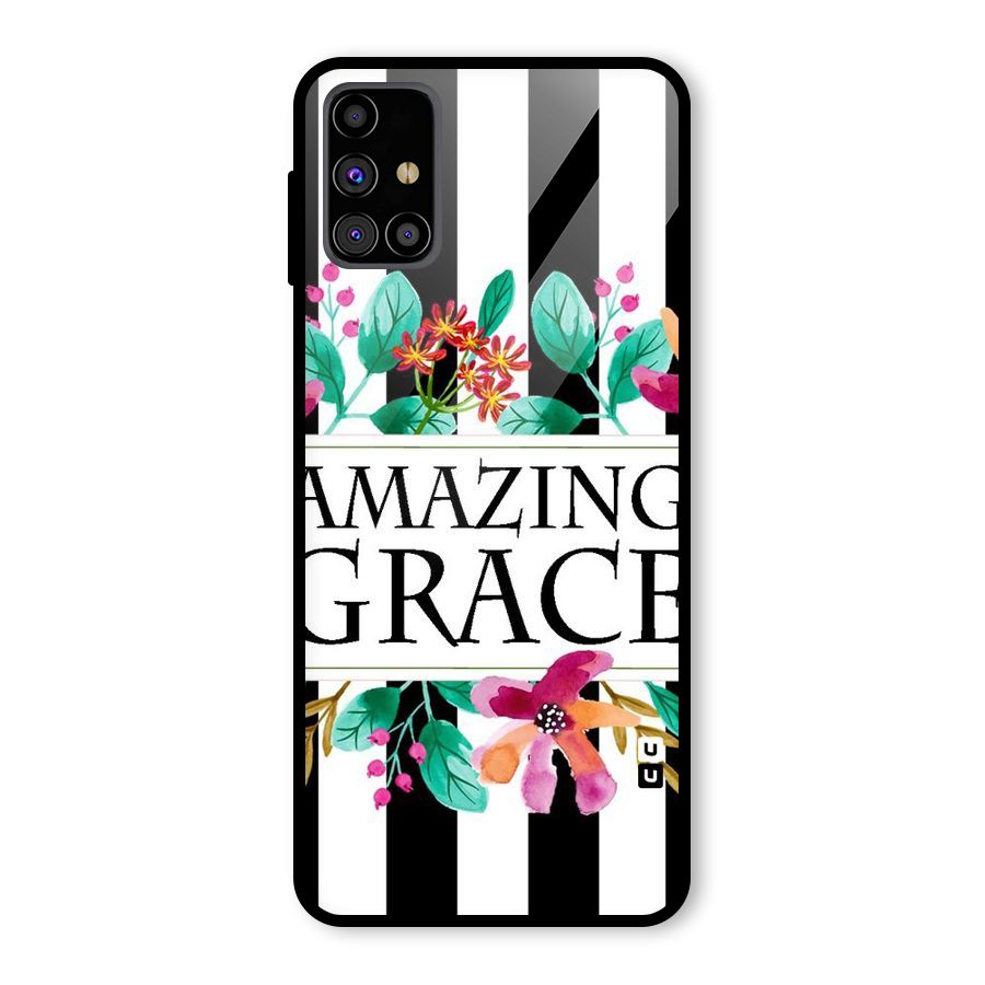 Amazing Grace Glass Back Case for Galaxy M31s