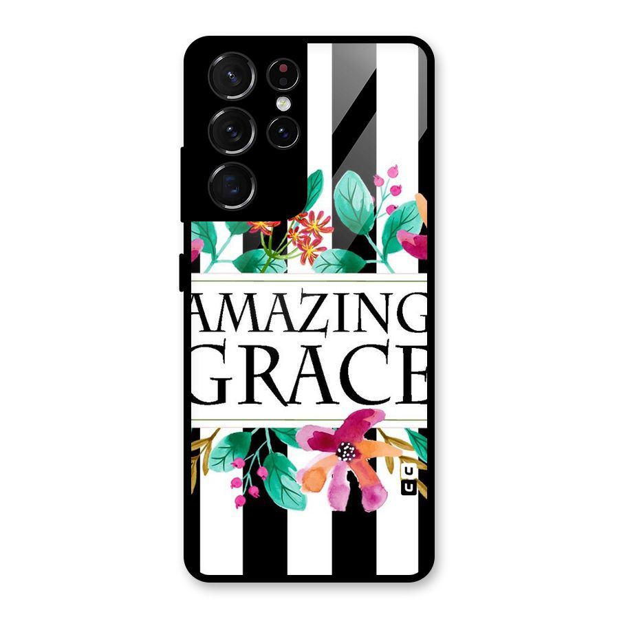 Amazing Grace Glass Back Case for Galaxy S21 Ultra 5G