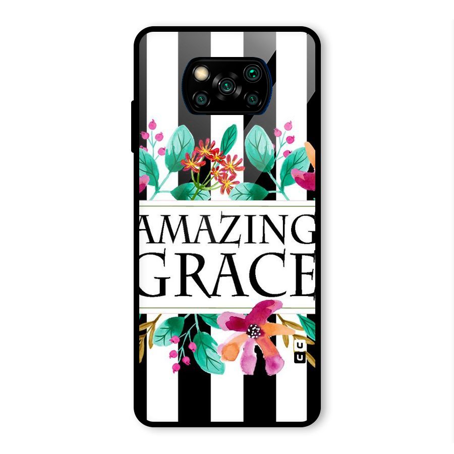 Amazing Grace Glass Back Case for Poco X3 Pro
