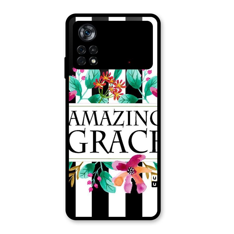 Amazing Grace Glass Back Case for Poco X4 Pro 5G