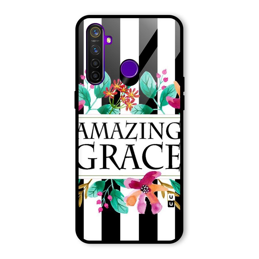 Amazing Grace Glass Back Case for Realme 5 Pro