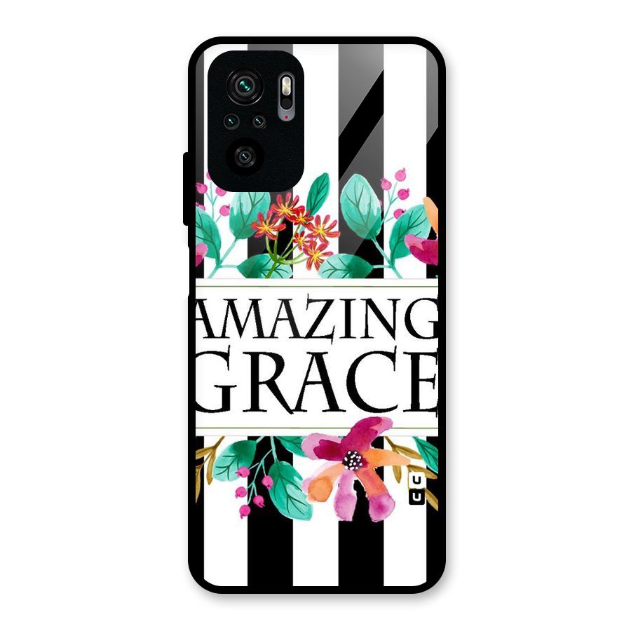 Amazing Grace Glass Back Case for Redmi Note 10S