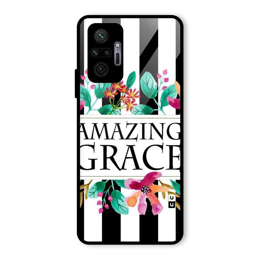 Amazing Grace Glass Back Case for Redmi Note 10 Pro