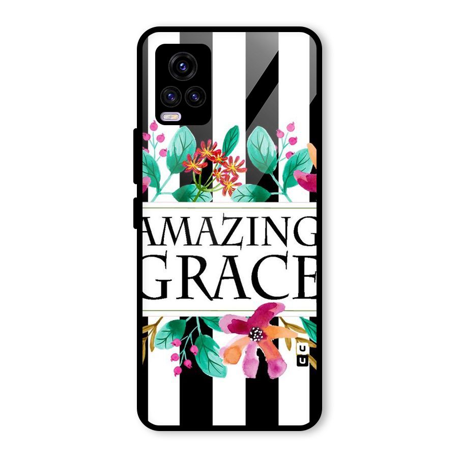 Amazing Grace Glass Back Case for Vivo V20