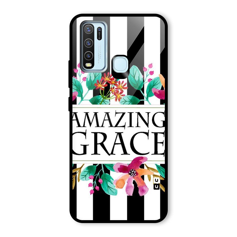 Amazing Grace Glass Back Case for Vivo Y30