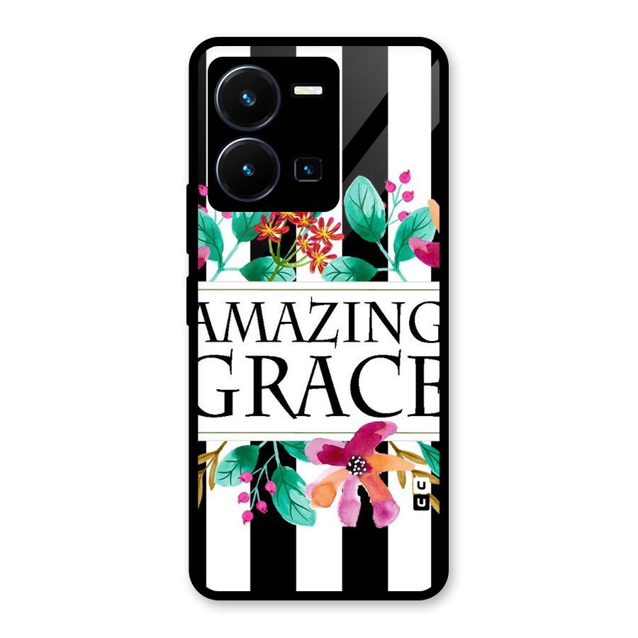Amazing Grace Glass Back Case for Vivo Y35