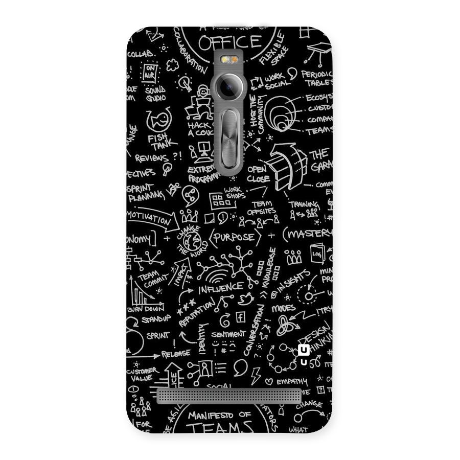 Anatomy Pattern Back Case for Asus Zenfone 2