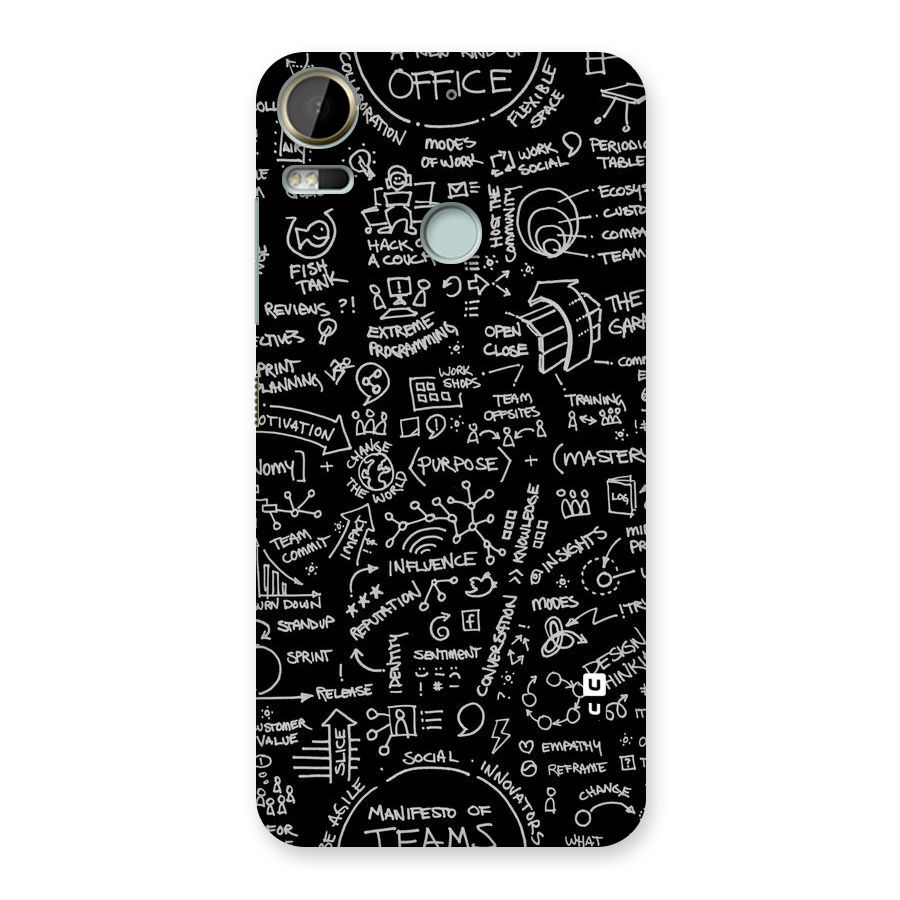 Anatomy Pattern Back Case for Desire 10 Pro