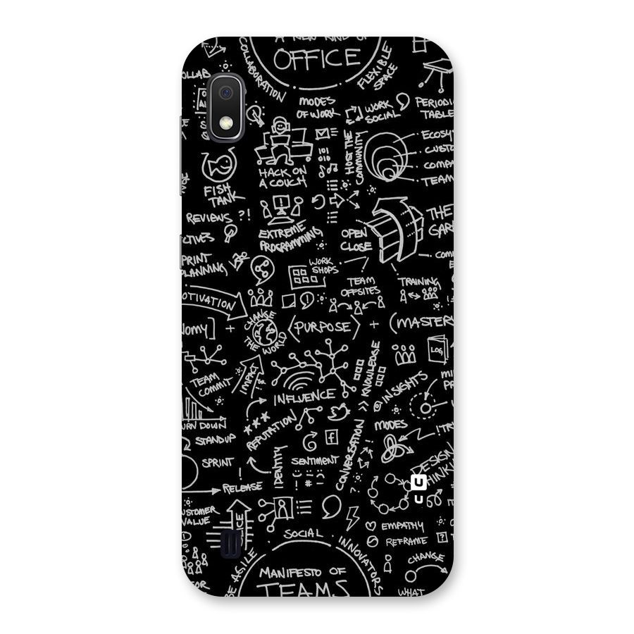 Anatomy Pattern Back Case for Galaxy A10