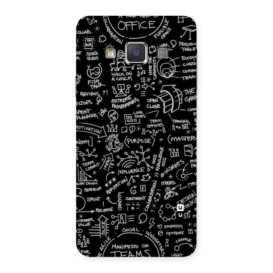 Anatomy Pattern Back Case for Galaxy A3