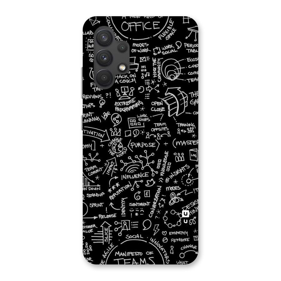 Anatomy Pattern Back Case for Galaxy A32