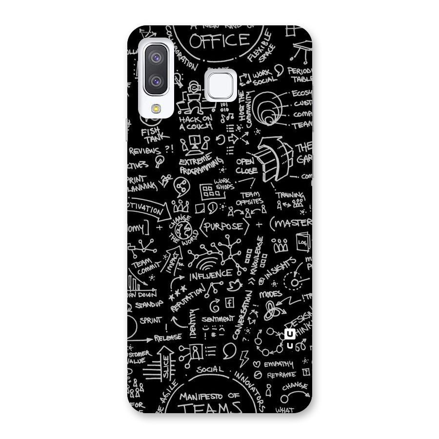 Anatomy Pattern Back Case for Galaxy A8 Star