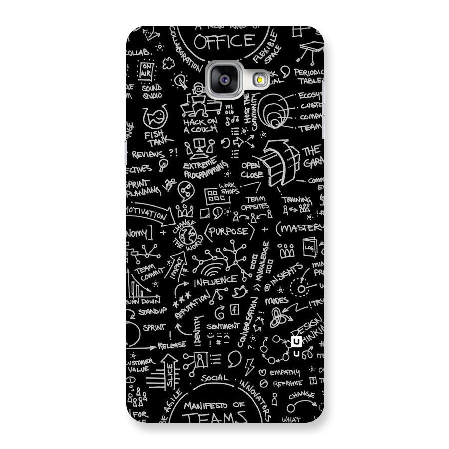 Anatomy Pattern Back Case for Galaxy A9