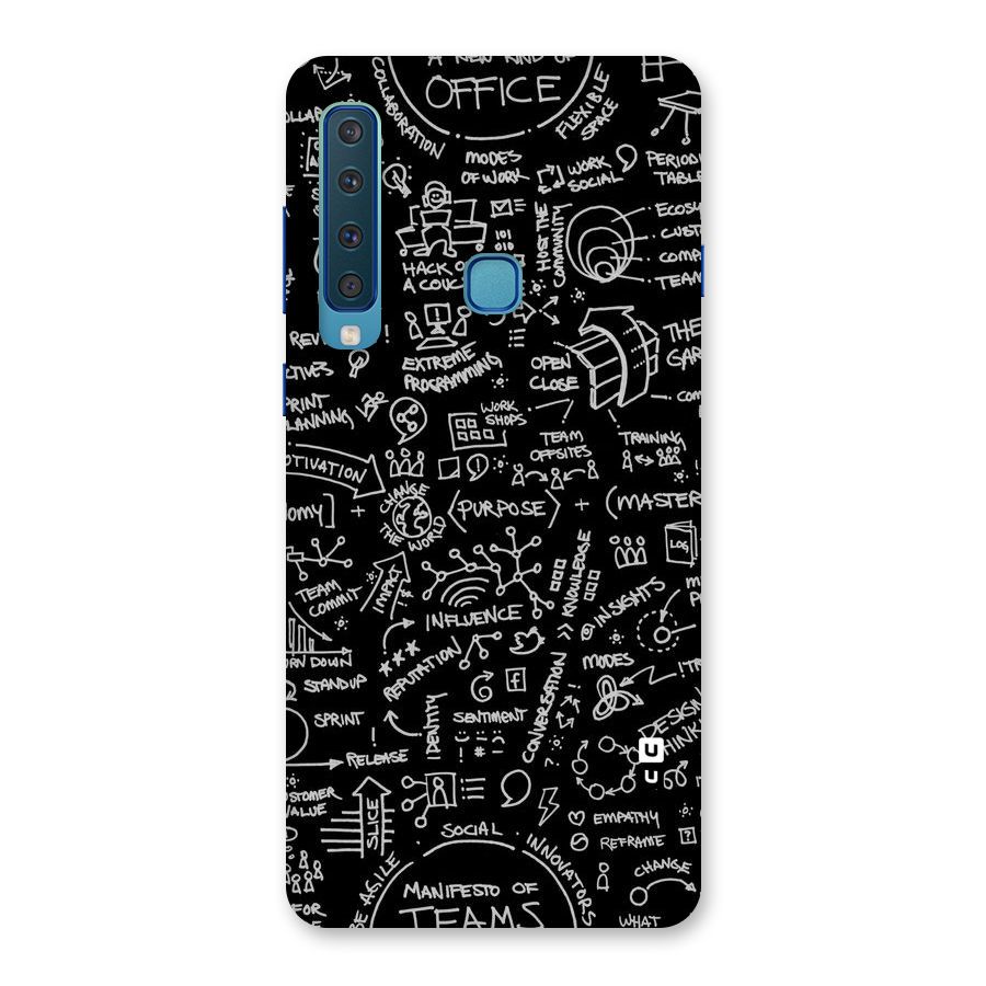 Anatomy Pattern Back Case for Galaxy A9 (2018)