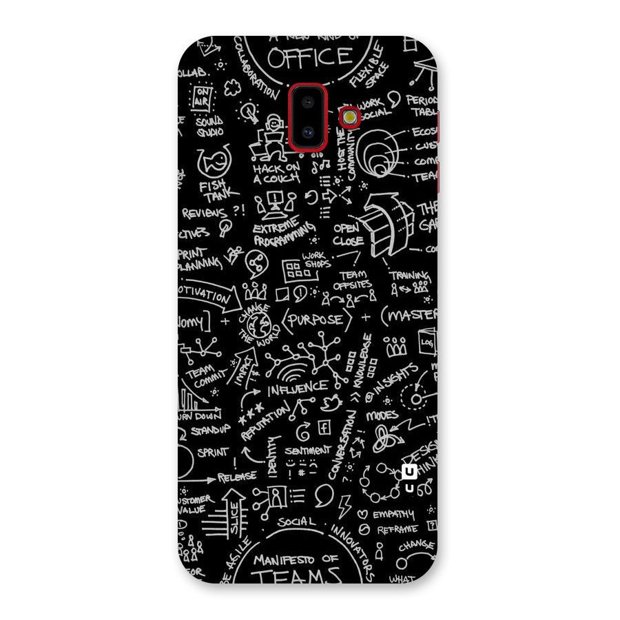 Anatomy Pattern Back Case for Galaxy J6 Plus