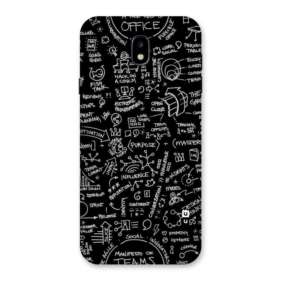 Anatomy Pattern Back Case for Galaxy J7 Pro