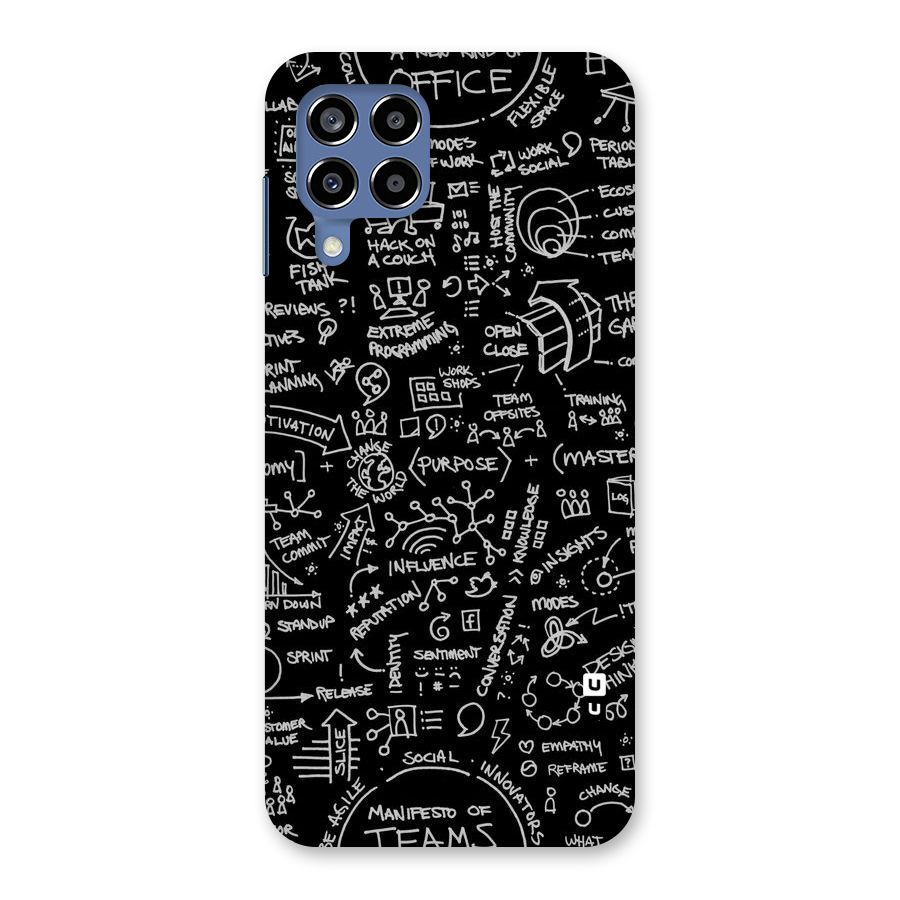 Anatomy Pattern Back Case for Galaxy M53 5G