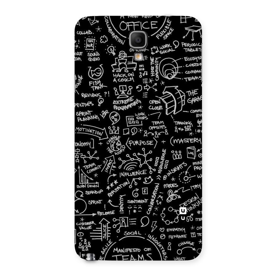Anatomy Pattern Back Case for Galaxy Note 3 Neo