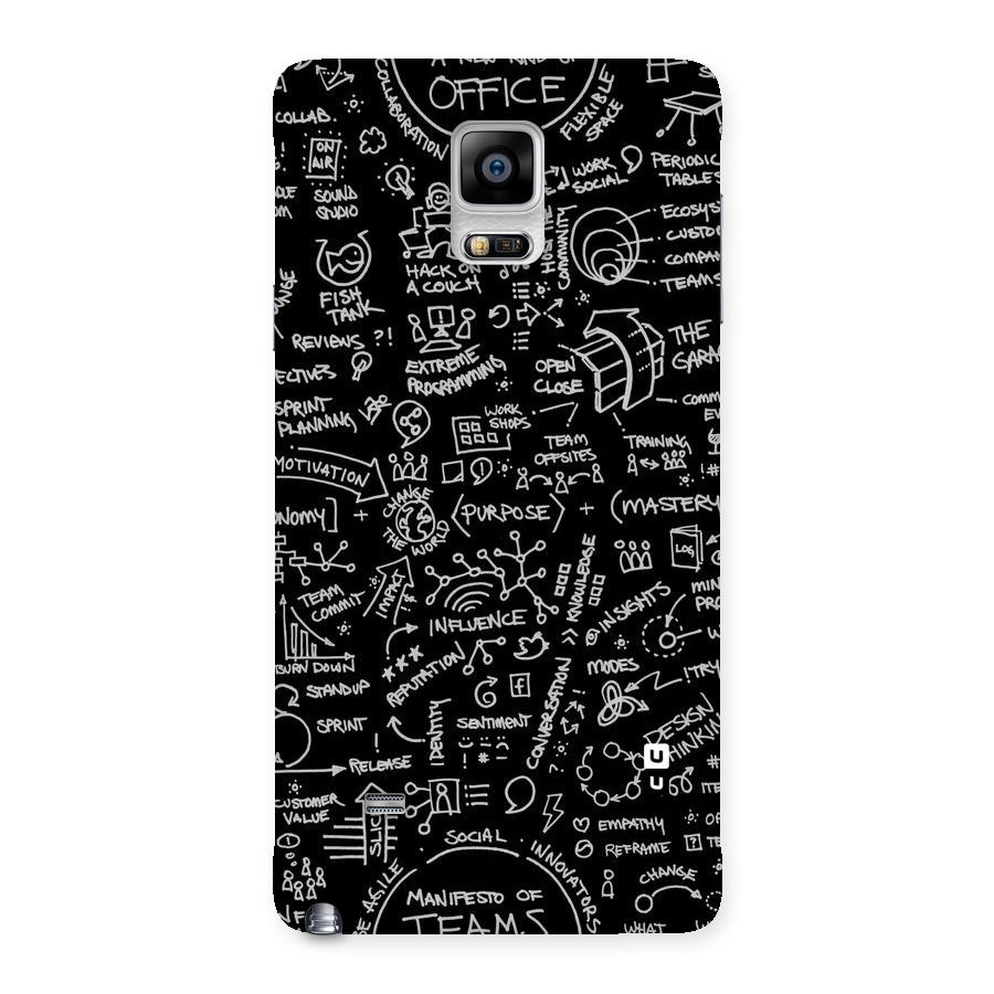 Anatomy Pattern Back Case for Galaxy Note 4