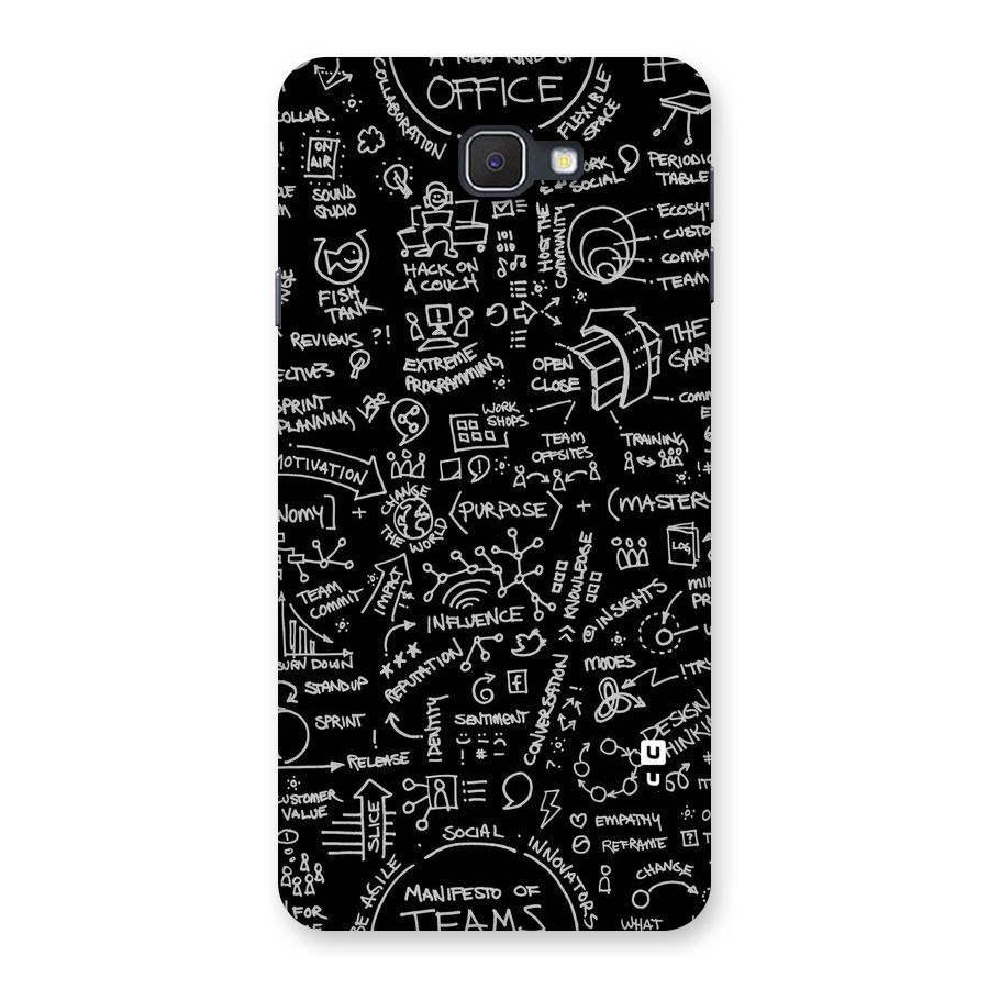 Anatomy Pattern Back Case for Galaxy On7 2016