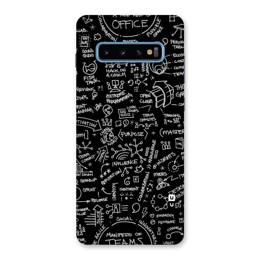 Anatomy Pattern Back Case for Galaxy S10 Plus